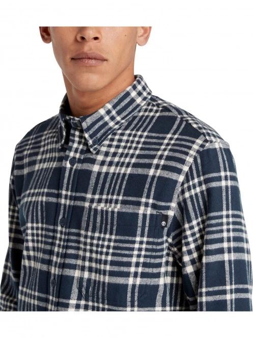 Timberland Ls Heavy Flannel Check Shirt Regular férfi hosszú ujjú ing sötétkék színben 6