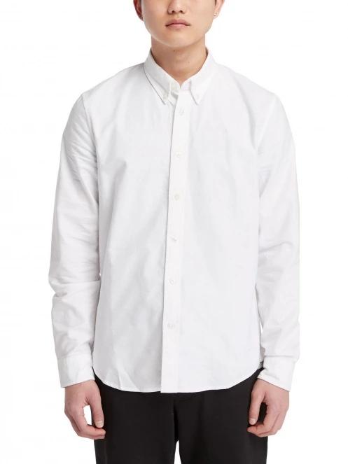 Timberland Oxford Shirt férfi hosszú ujjú ing fehér színben 2