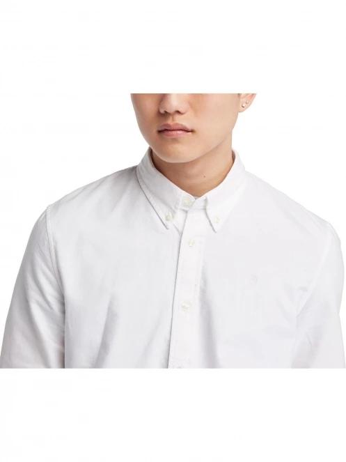 Timberland Oxford Shirt férfi hosszú ujjú ing fehér színben 6