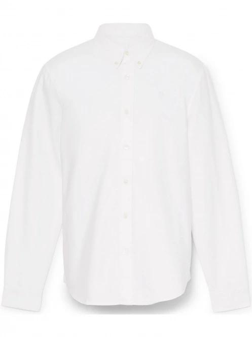 Timberland Oxford Shirt férfi hosszú ujjú ing fehér színben 7