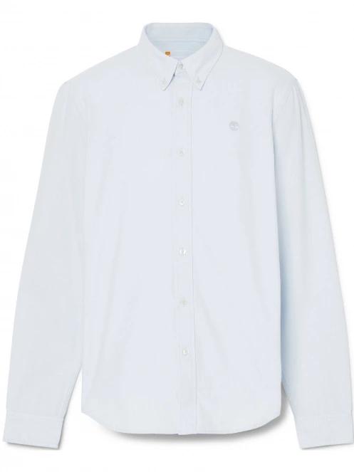 Timberland Oxford Shirt férfi hosszú ujjú ing világoskék színben 7