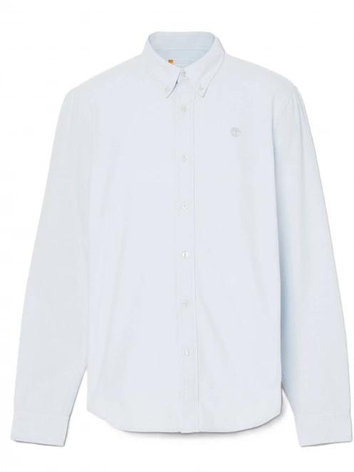 Timberland Oxford Shirt férfi hosszú ujjú ing világoskék színben 7