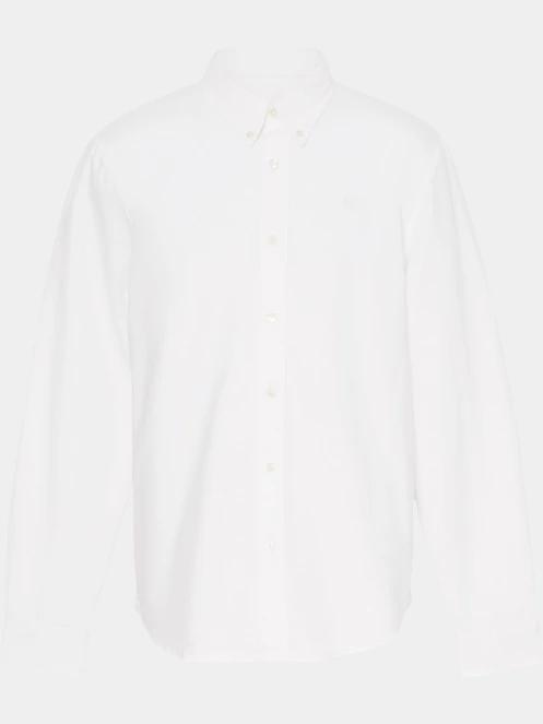 Timberland Oxford Shirt férfi hosszú ujjú ing fehér színben 6