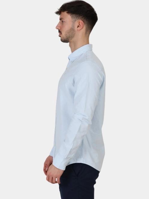 Timberland Oxford Shirt férfi hosszú ujjú ing világoskék színben 3