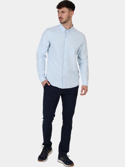 Timberland Oxford Shirt férfi hosszú ujjú ing világoskék színben 6