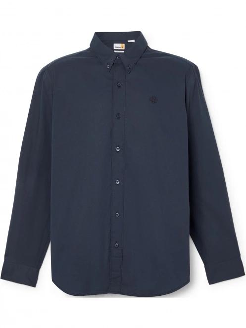 Timberland Stretch Poplin Shirt férfi hosszú ujjú ing sötétkék színben 7