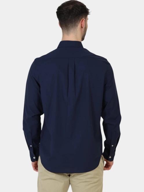 Timberland Long Sleeve Stretch Poplin Shirt férfi hosszú ujjú ing sötétkék színben 4