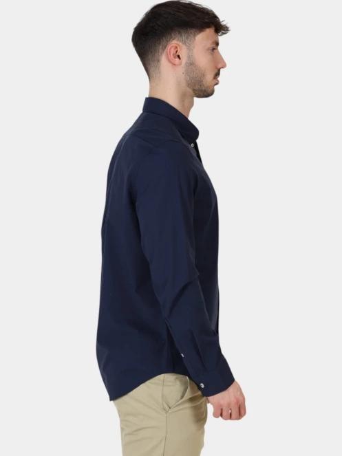 Timberland Long Sleeve Stretch Poplin Shirt férfi hosszú ujjú ing sötétkék színben 5