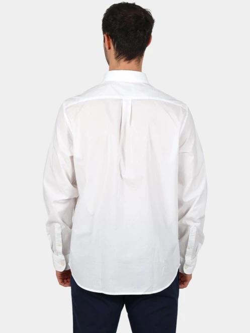 Timberland Long Sleeve Stretch Poplin Shirt férfi hosszú ujjú ing fehér színben 4