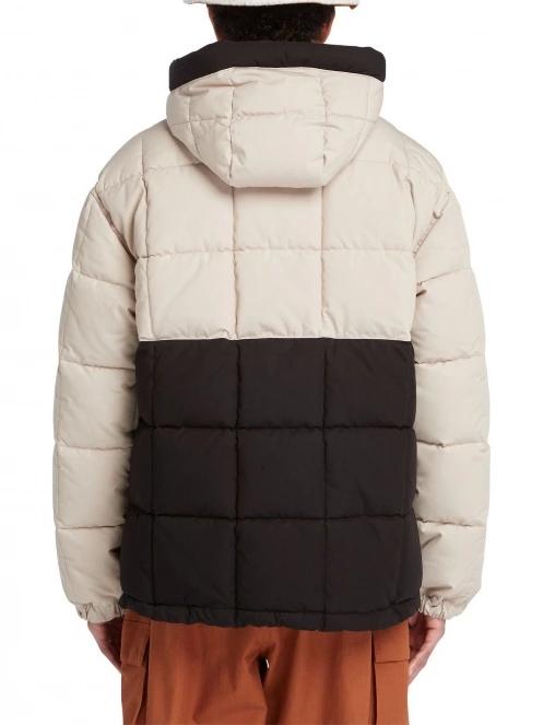 Timberland Pullover Puffer Jacket férfi utcai kabát barna színben 3