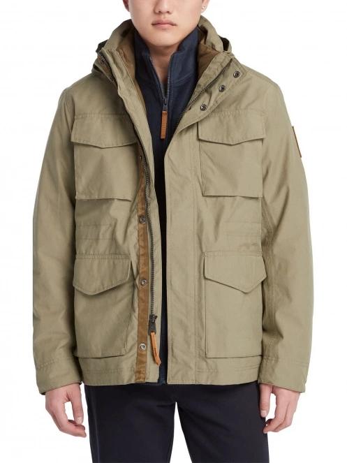 Timberland Abington WR 3In1 Field Jacket férfi utcai kabát zöld színben 2