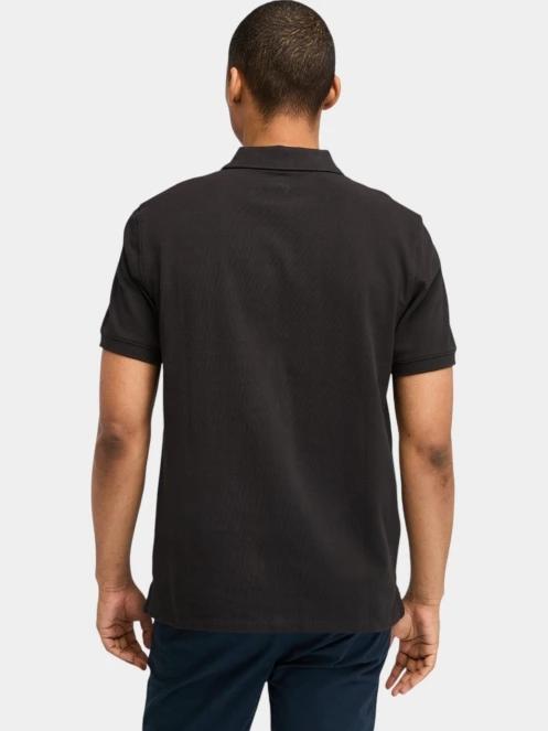 Timberland Pique Short Sleeve Polo férfi galléros póló fekete színben 3