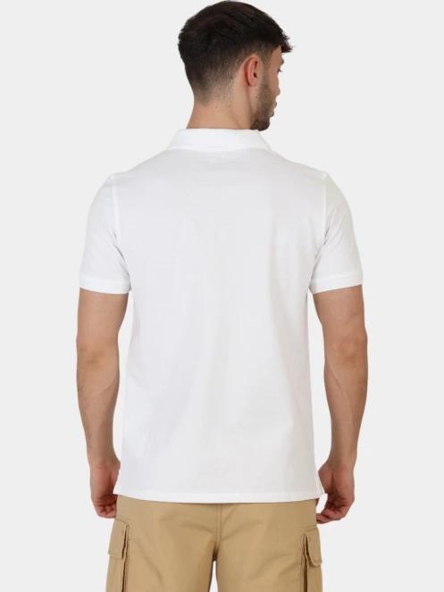Timberland Pique Short Sleeve Polo férfi galléros póló fehér színben 4