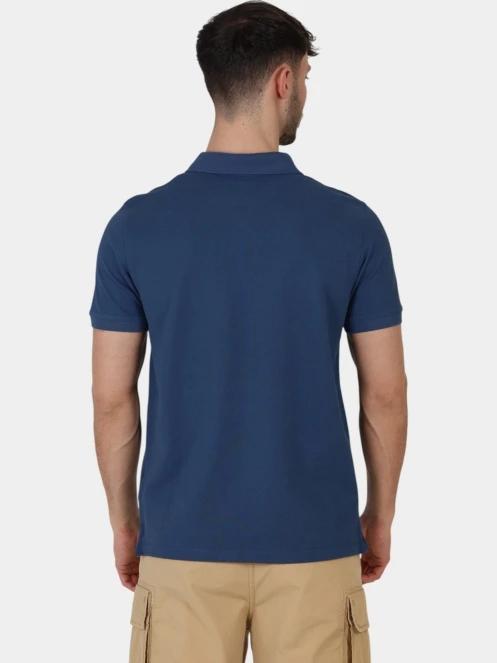 Timberland Pique Short Sleeve Polo férfi galléros póló sötétkék színben 4