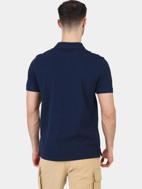 Timberland Pique Short Sleeve Polo férfi galléros póló sötétkék színben 4