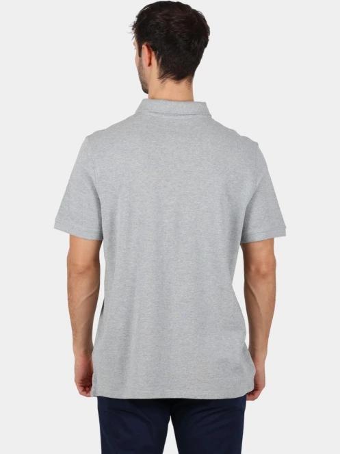 Timberland Pique Short Sleeve Polo férfi galléros póló szürke színben 4