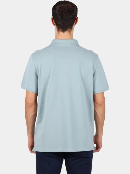 Timberland Pique Short Sleeve Polo férfi galléros póló szürke színben 4