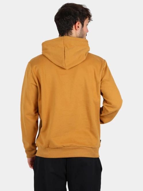 Timberland Hoodie férfi kapucnis pulóver barna színben 4