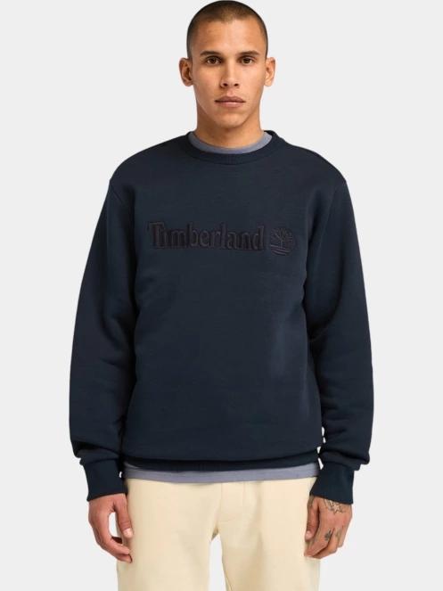 Timberland Crew Neck férfi pulóver sötétkék színben 2