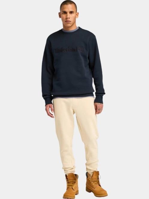 Timberland Crew Neck férfi pulóver sötétkék színben 4