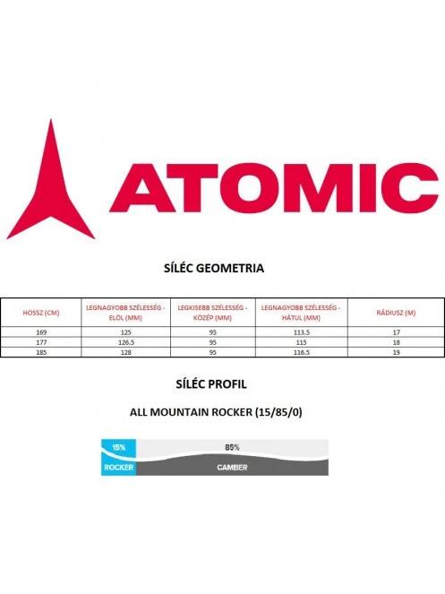 Atomic Backland 95 + Shift 13 férfi síléc oliva színben 7