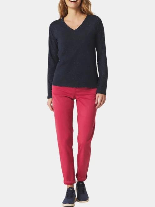 TBS Adinalon női hosszú ujjú póló sötétkék színben 4