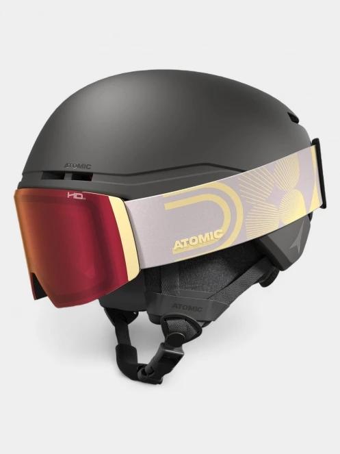 Atomic Four Amid Lite bukósisak fekete színben 3