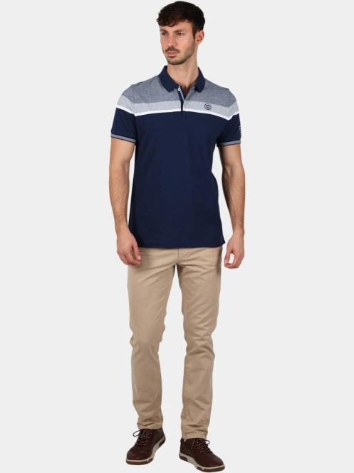 TBS Barispol férfi galléros póló sötétkék színben 5