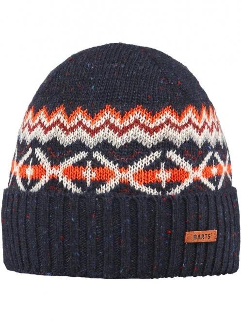 Barts Jekobe Beanie kötött sapka sötétkék színben 2