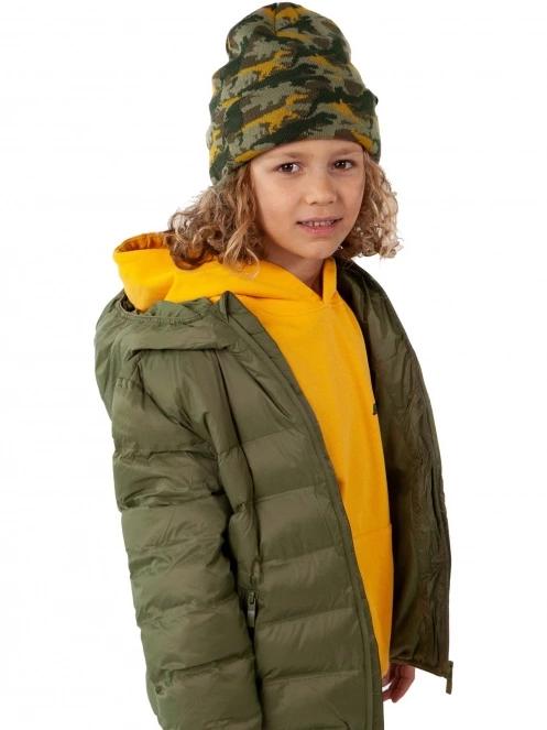 Barts Jeremiah Beanie kötött sapka zöld színben 3