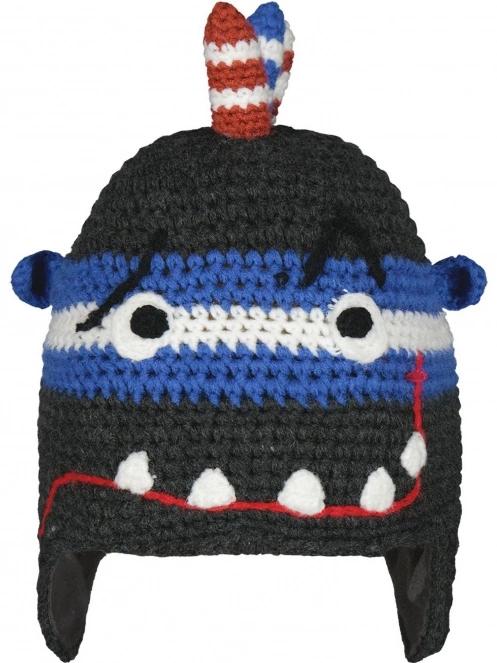 Barts Monster Beanie kötött sapka szürke színben 2
