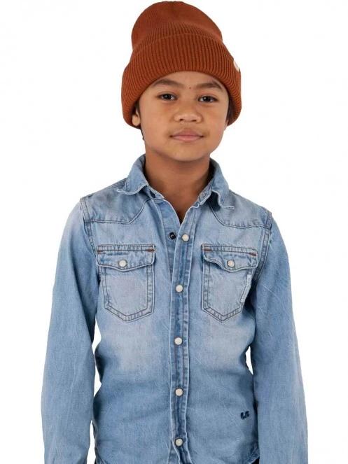Barts Kinabalu Beanie Kids kötött sapka narancssárga színben 3