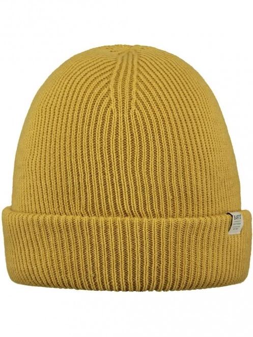 Barts Kinabala Beanie kötött sapka sárga színben 2