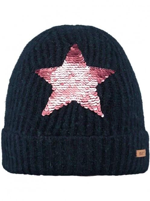 Barts Spaerkle Beanie kötött sapka sötétkék színben 2