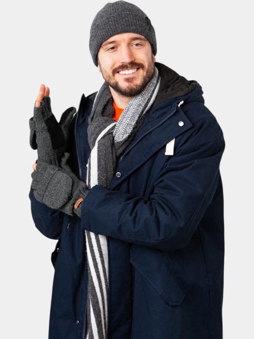 Barts Haakon Bumgloves Boys férfi kesztyű szürke színben 4