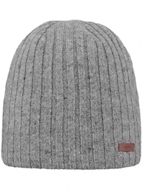 Barts Haakon Beanie férfi kötött sapka szürke színben 2
