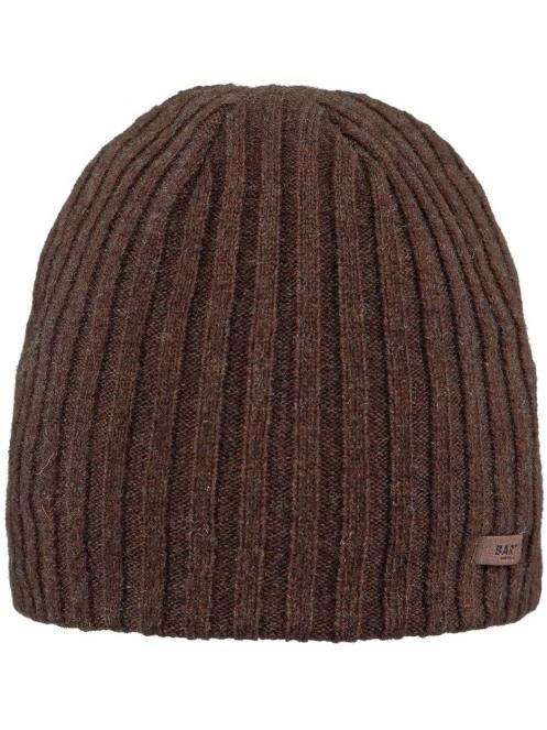 Barts Haakon Beanie férfi kötött sapka barna színben 2