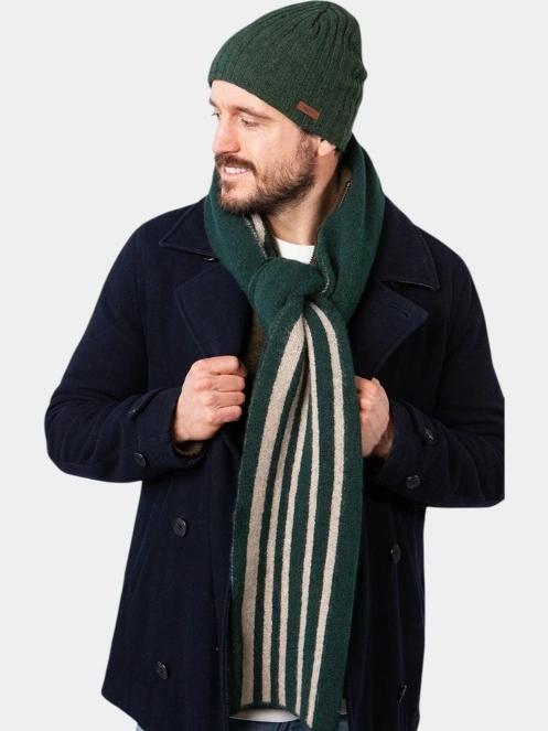Barts Haakon Beanie férfi sapka zöld színben 4
