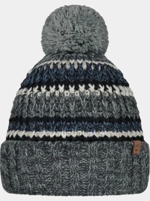 Barts Goser Beanie férfi bojtos sapka szürke színben 2