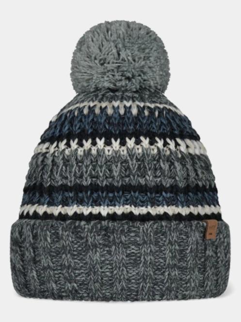 Barts Goser Beanie férfi bojtos sapka szürke színben 2