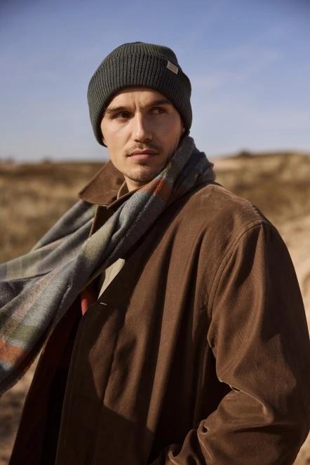 Barts Lowel Scarf férfi sál zöld színben 5