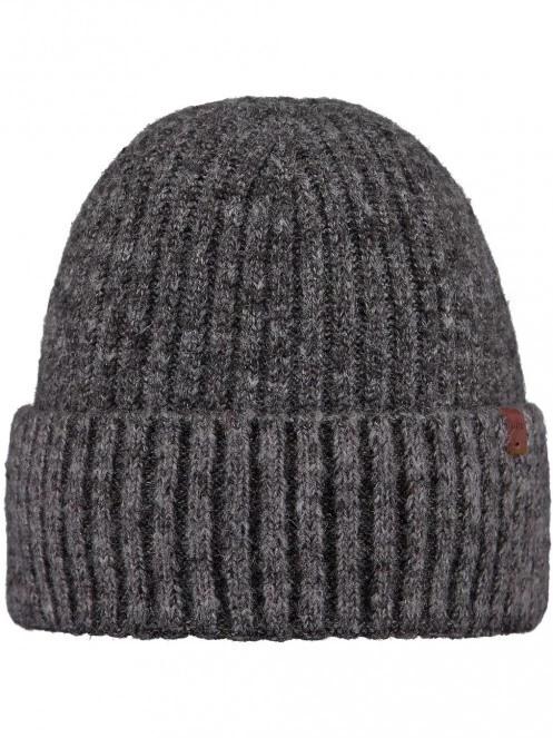 Barts Wyon Beanie férfi kötött sapka szürke színben 2