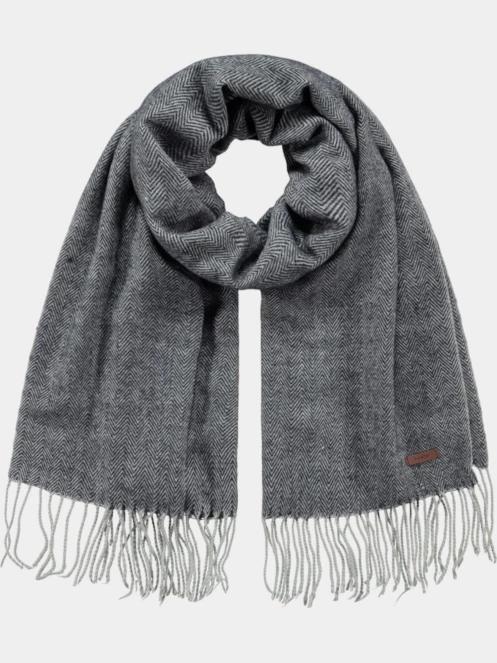 Barts Soho Scarf férfi sál szürke színben 2