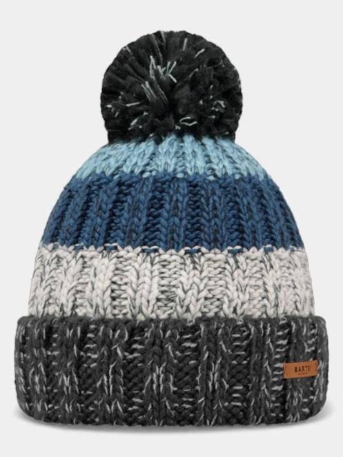 Barts Wilhelm Beanie férfi bojtos sapka szürke színben 2