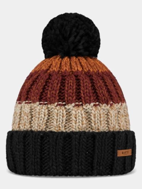 Barts Wilhelm Beanie férfi bojtos sapka bordó színben 2