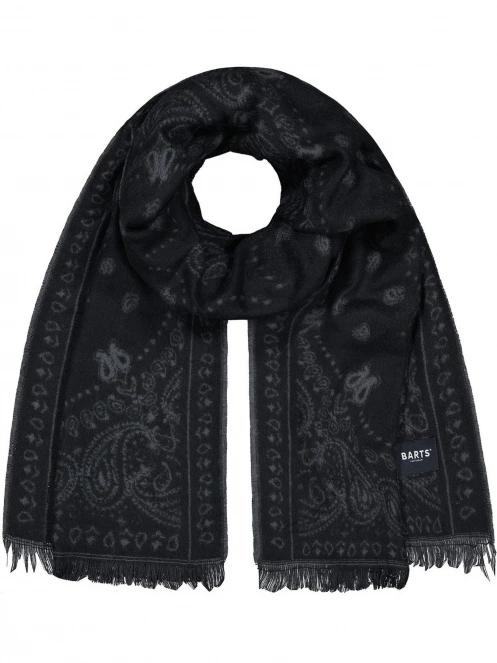 Barts Paizer Scarf férfi sál fekete színben 2