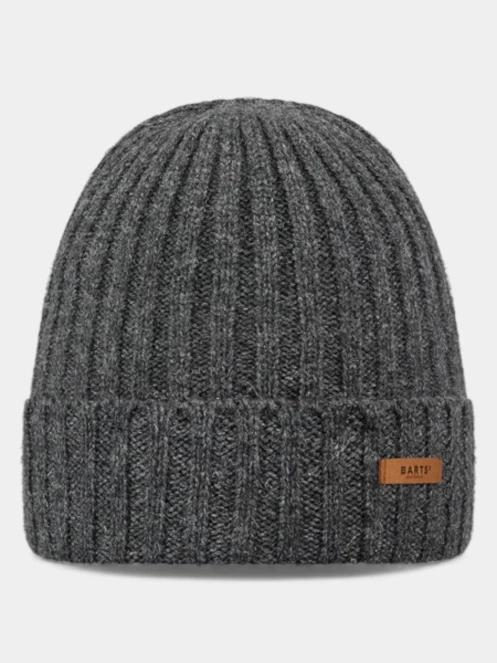 Barts Haakon Turnup férfi sapka szürke színben 2