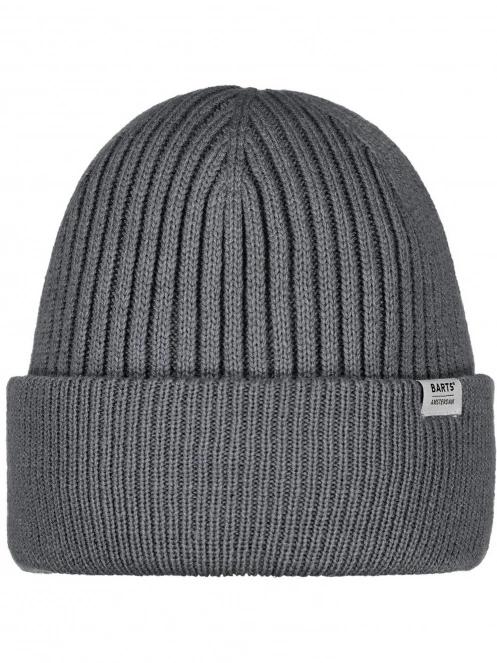 Barts Nieck Beanie férfi kötött sapka szürke színben 2