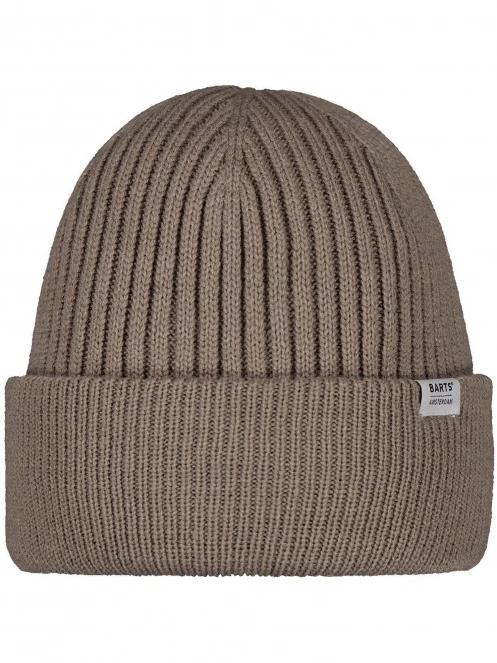 Barts Nieck Beanie férfi kötött sapka barna színben 2