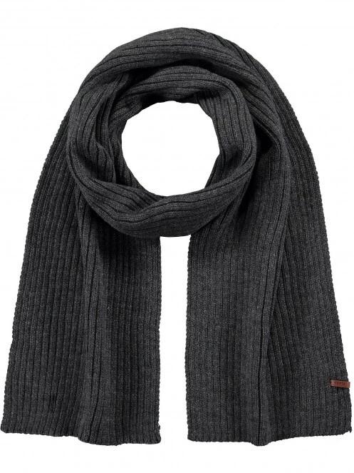 Barts Wilbert Scarf férfi sál szürke színben 2